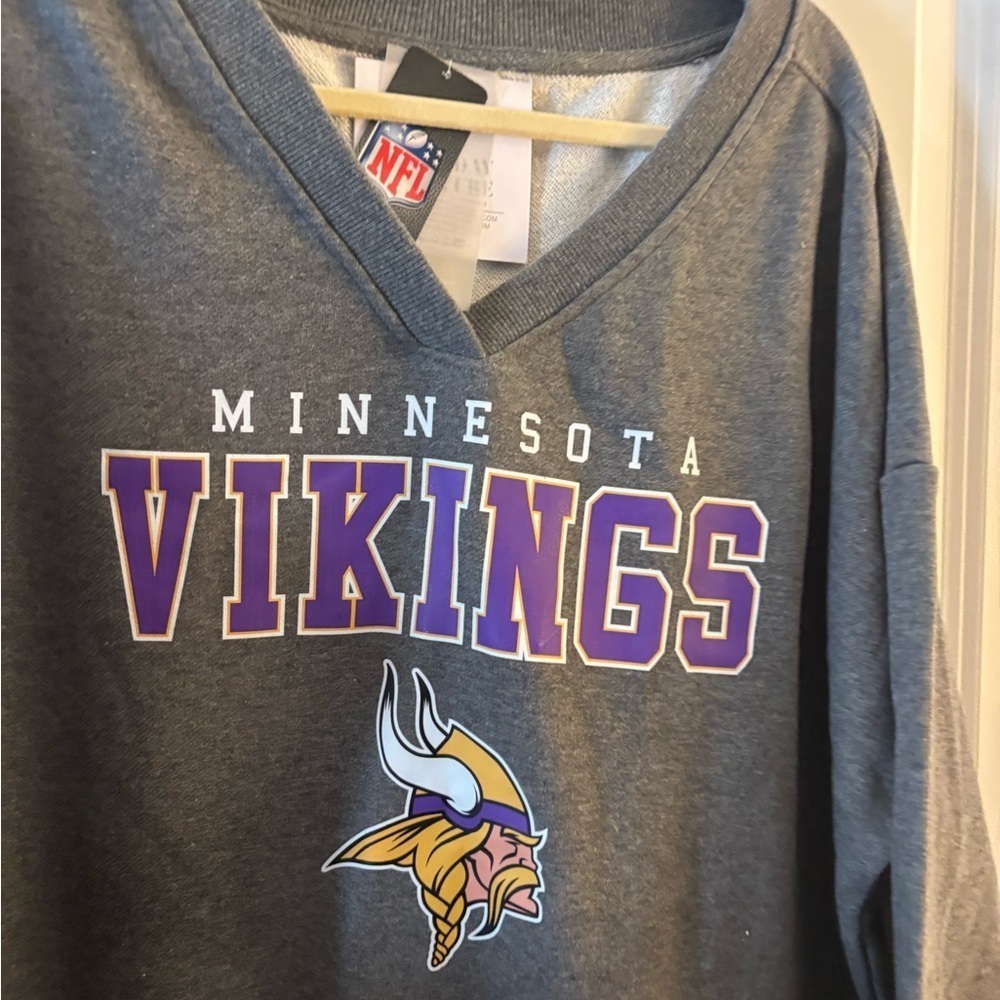 Gameday Couture Gray Minnesota Vikings Sweatshirt Sz XXL - Picture 5 of 10